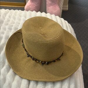 Cream Straw Hat Accessories